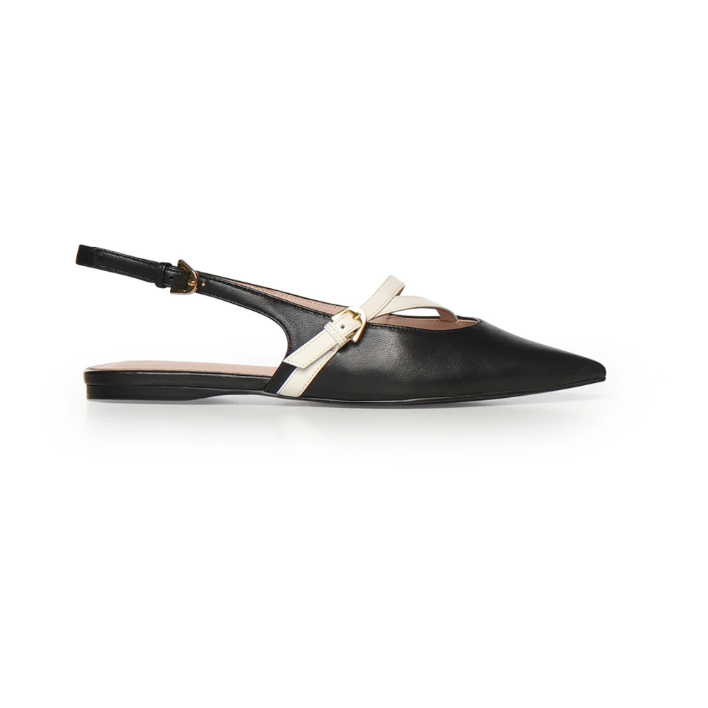 Coccinelle Women's Black Ballerina Shoes, 4 Uk, Ballerinas