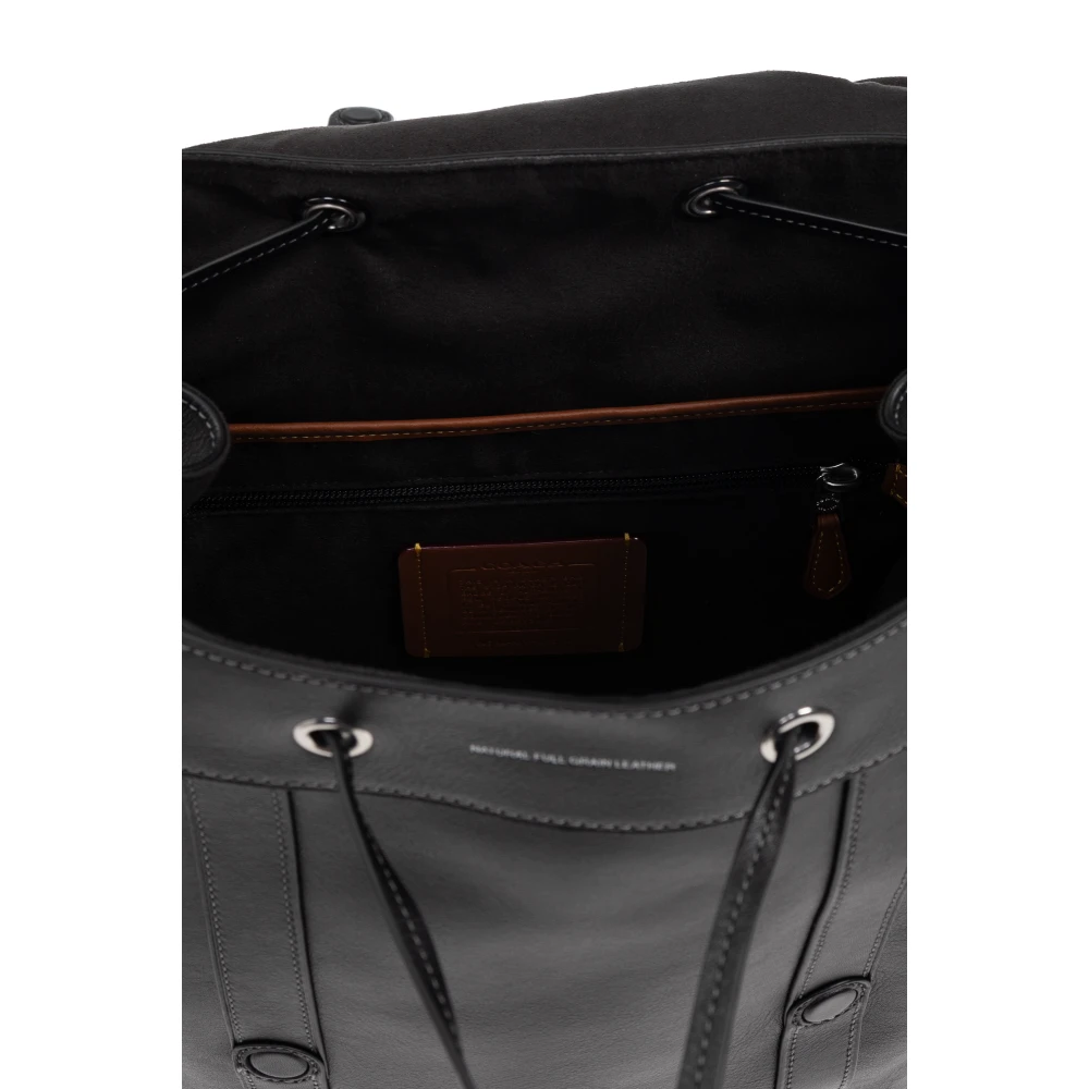 Coach Leren rugzak Hitch Black Heren
