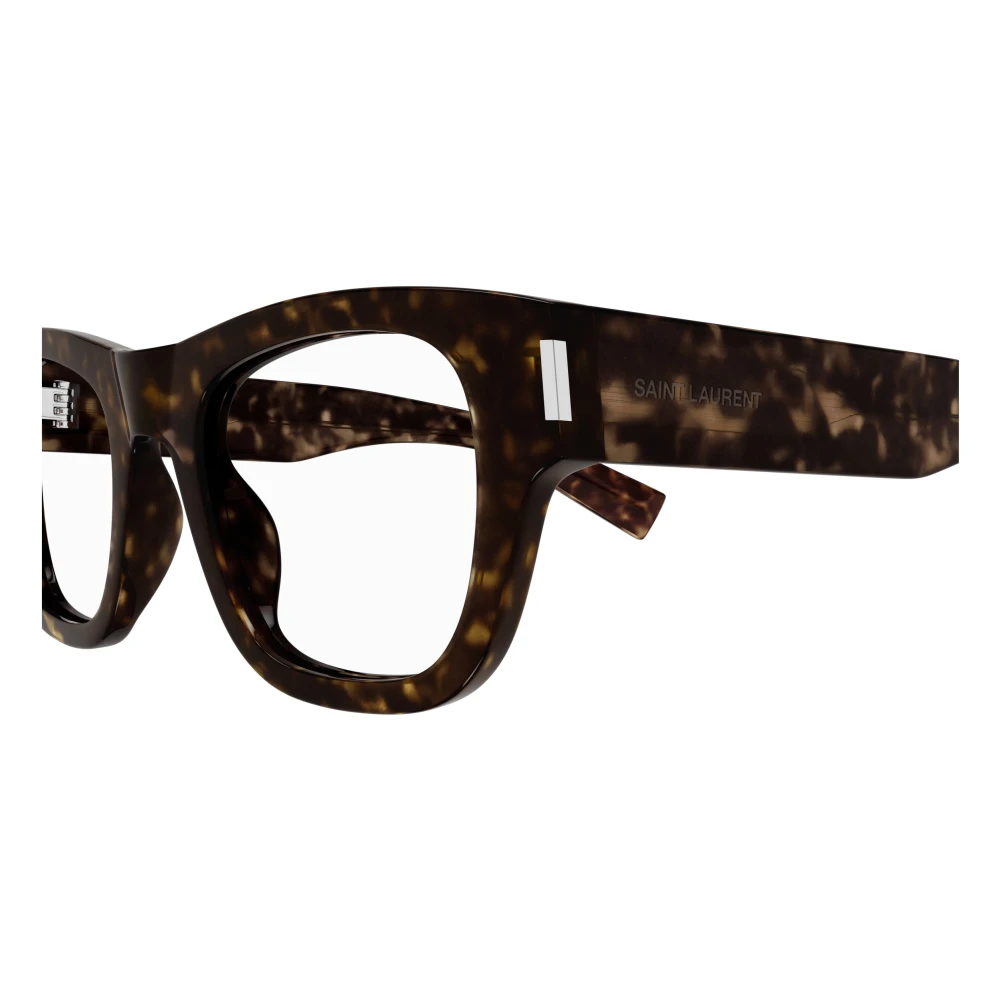 Saint Laurent Eyeglasses Brown Unisex