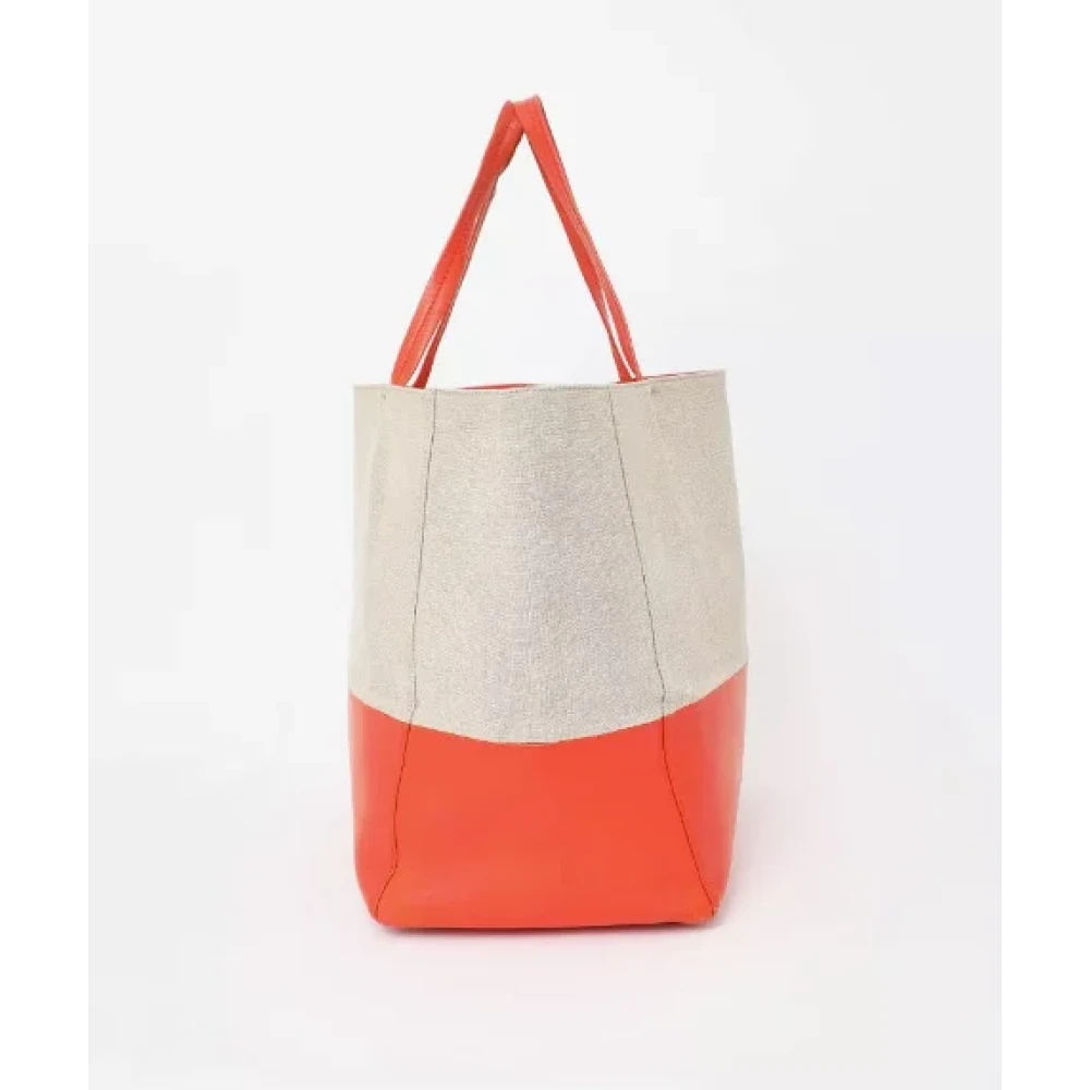 Celine Vintage Pre-owned Leather celine-bags Orange Dames