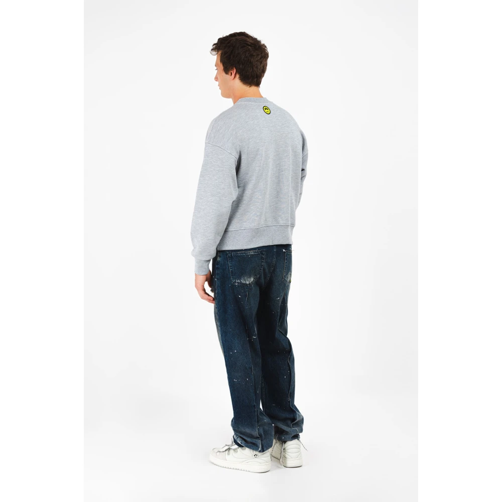 Barrow Iconische lettertrui Gray Unisex