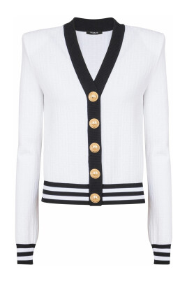 cardigan-bicolore-en-maille-monogrammee