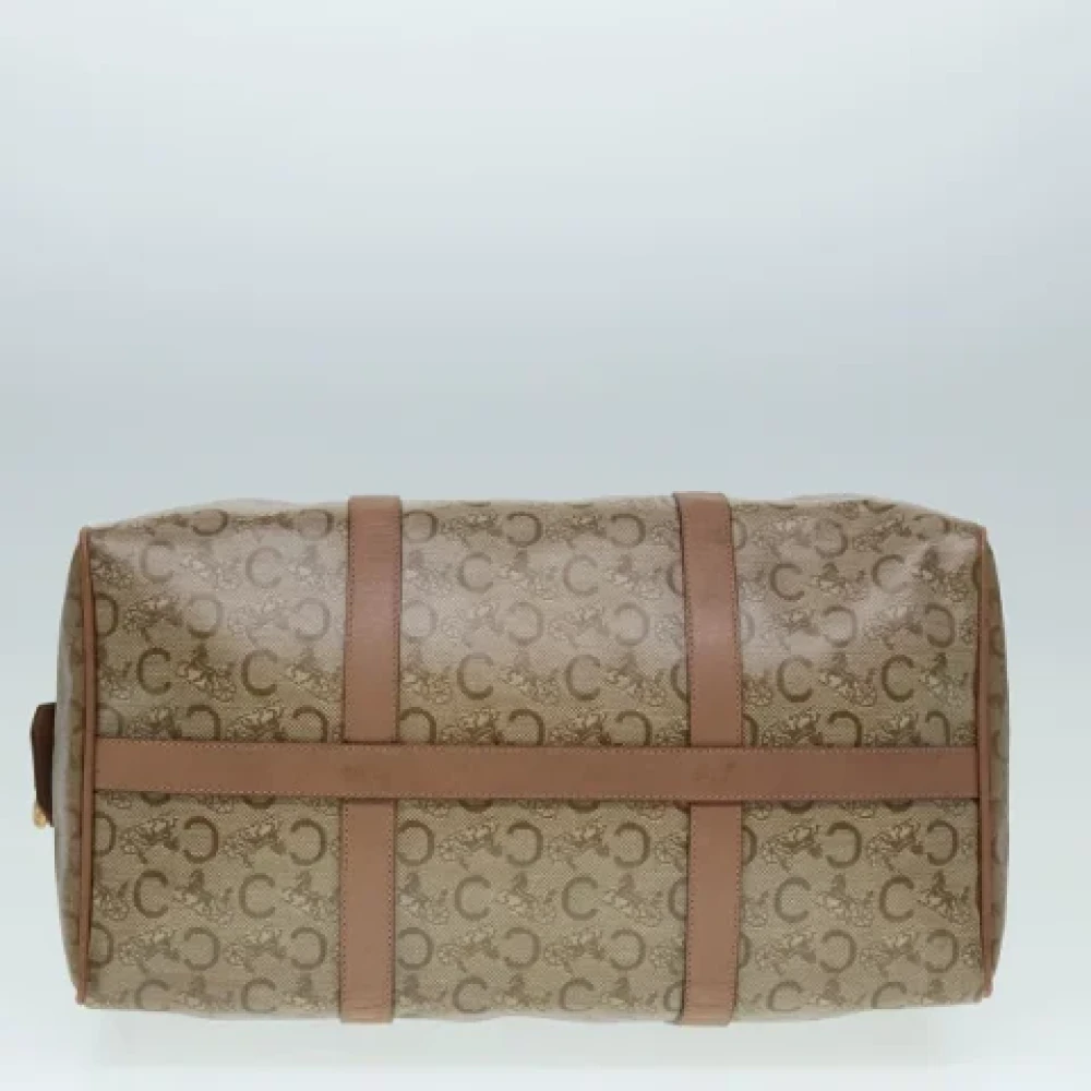 Celine Vintage Pre-owned Canvas handbags Beige Dames