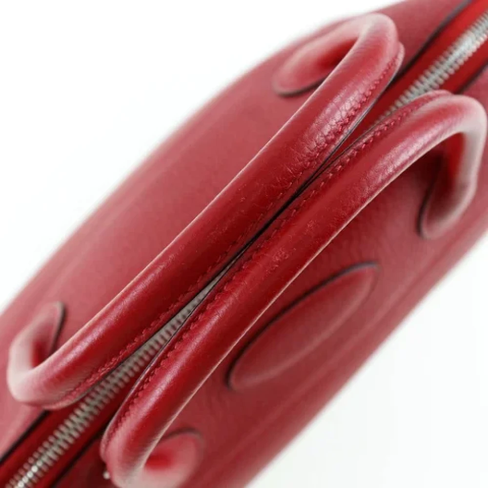 Hermès Vintage Pre-owned Leather handbags Red Dames