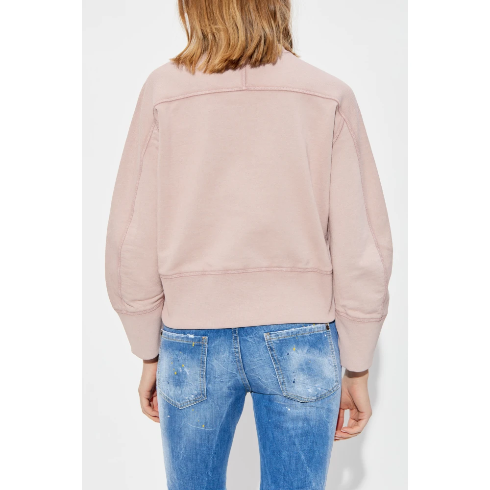 Dsquared2 Sweatshirt met logo Pink Dames