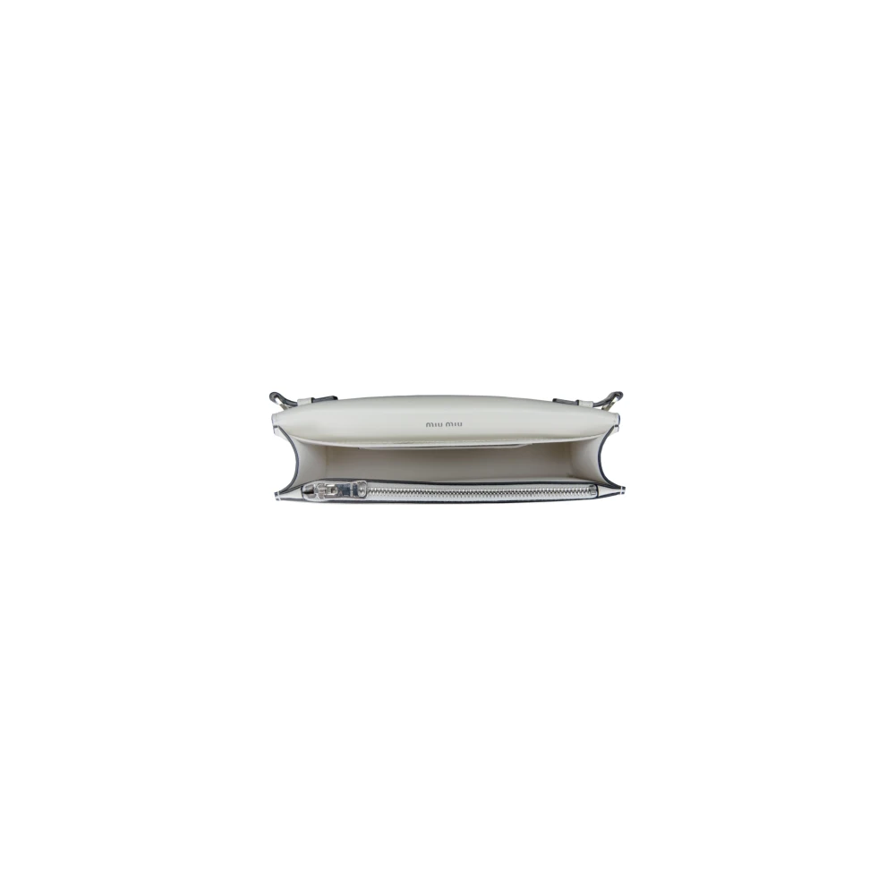 Miu Dames Schoudertas Girello Stijl White Dames