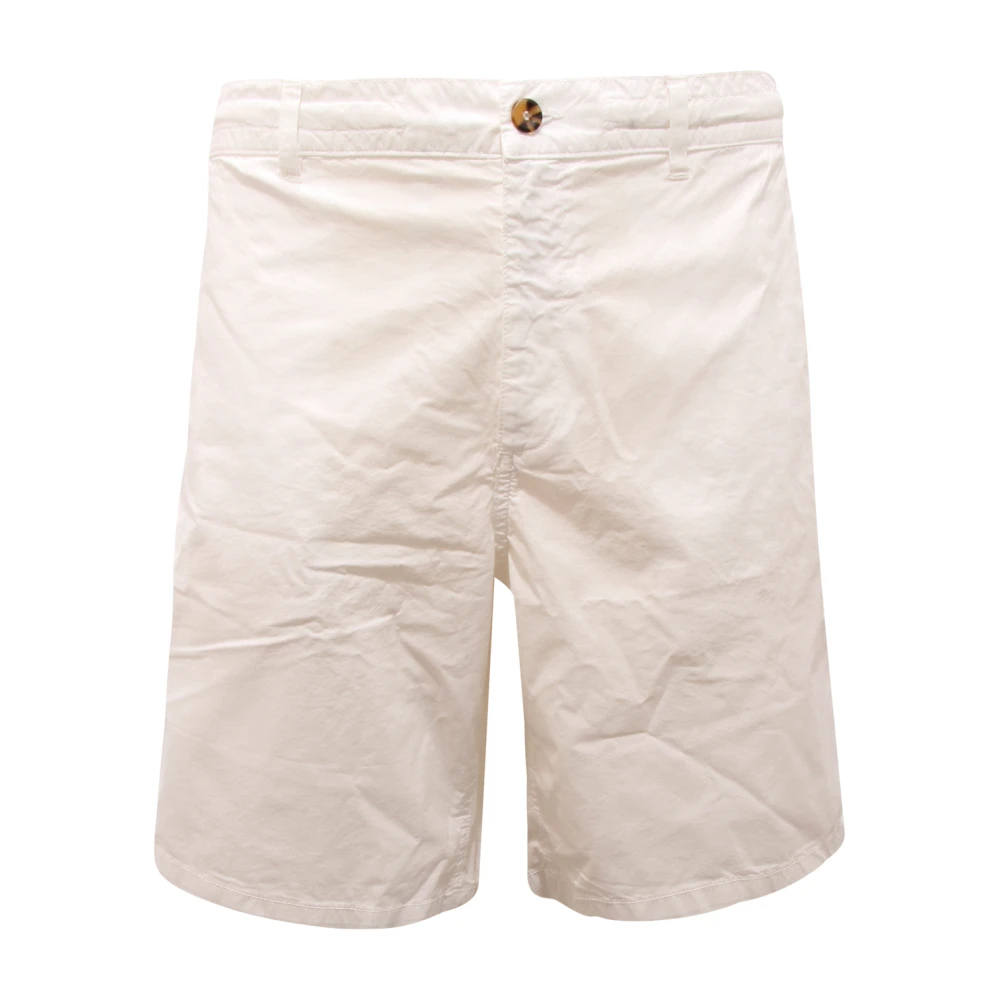Mc2 Saint Barth White Ischia Cotton Bermuda Shorts - Male - Casual Shorts - 2XL - Shorts