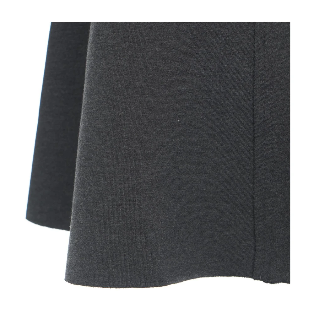 Norma Kamali Grijze Rok Aw24 Handwas Gray Dames