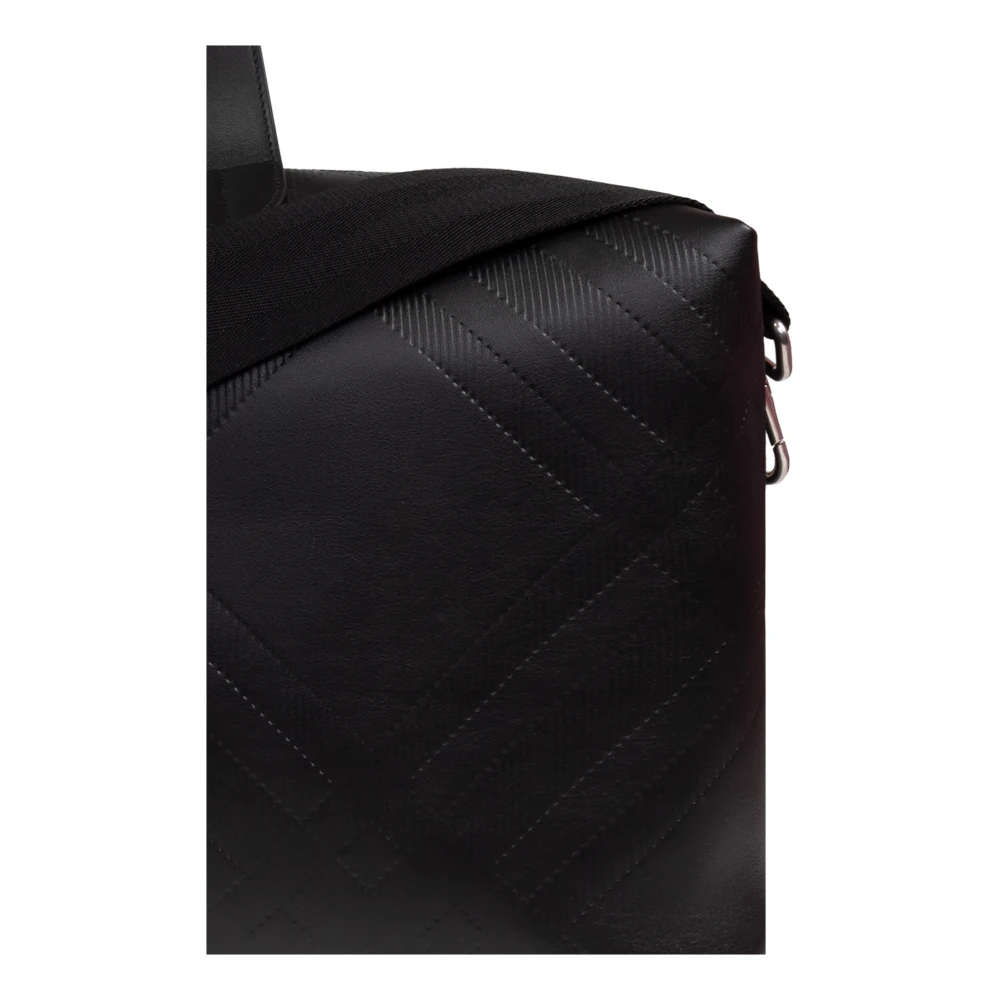 Burberry Leren handbagage Black Heren