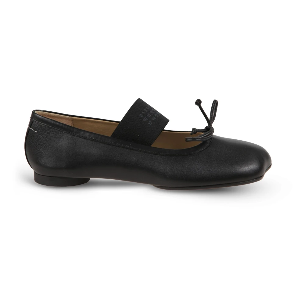 Mm6 Maison Margiela Donna Nero - Ballerine Anatomic Numeric - Shoes - 36 Eu