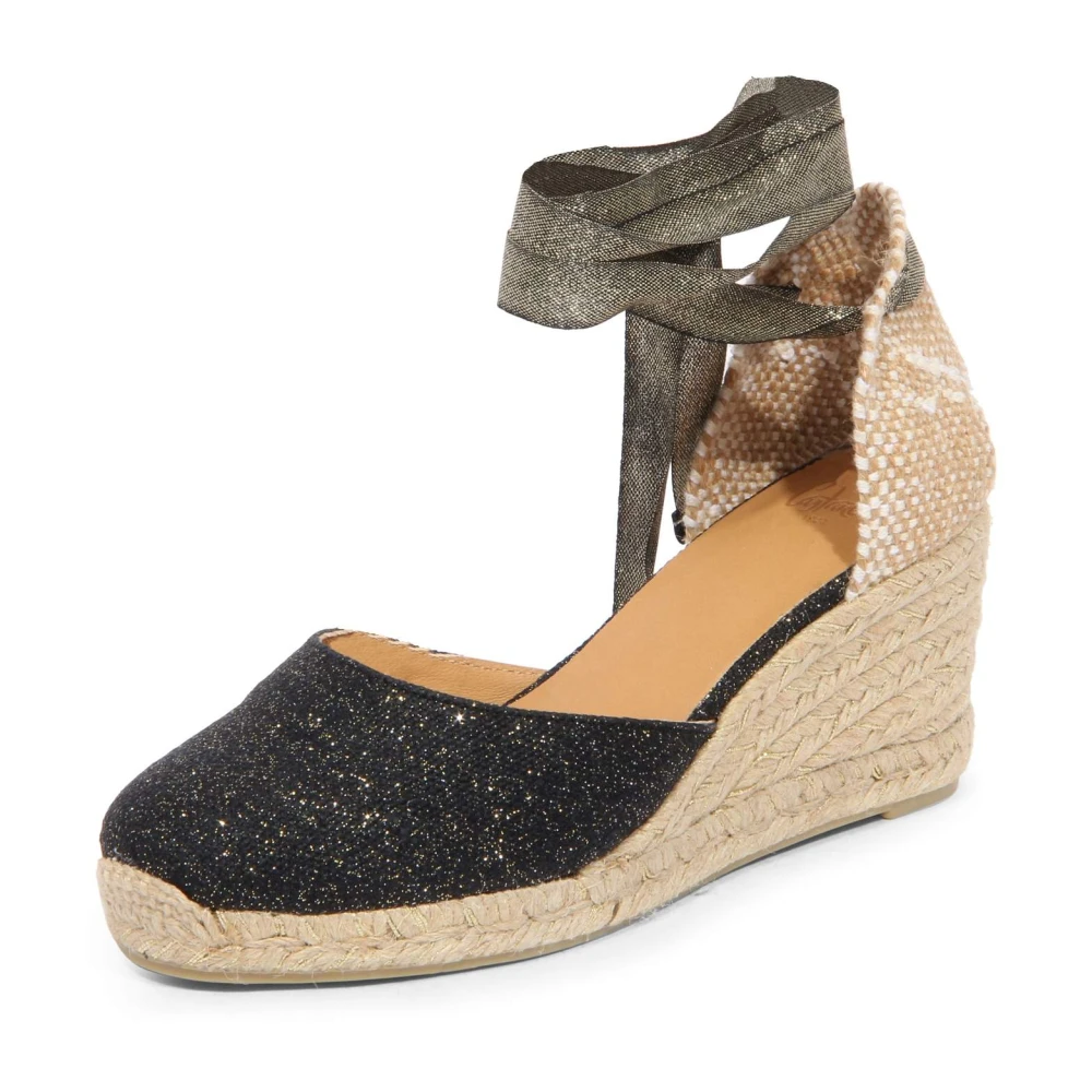 Castañer Women's Black Carina Espadrille Wedges