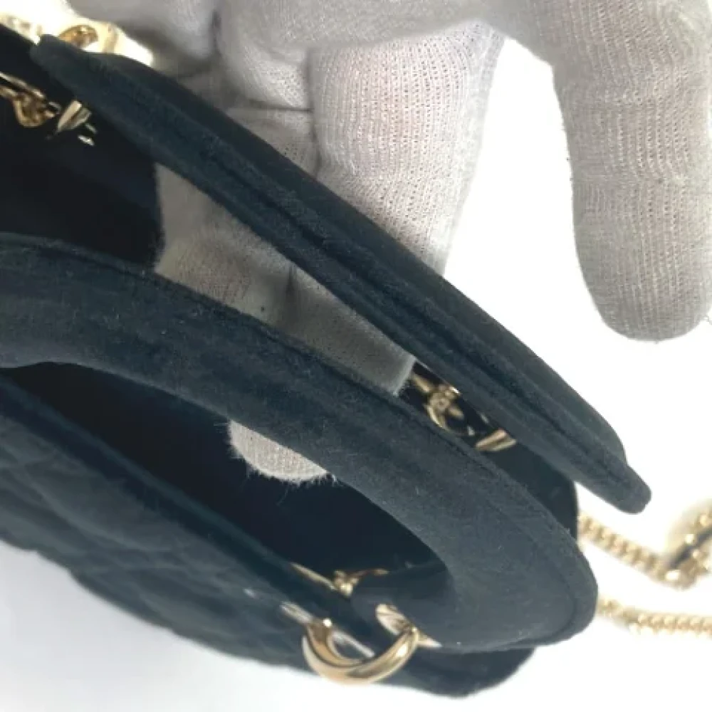 Dior Vintage Pre-owned Leather dior-bags Black Dames