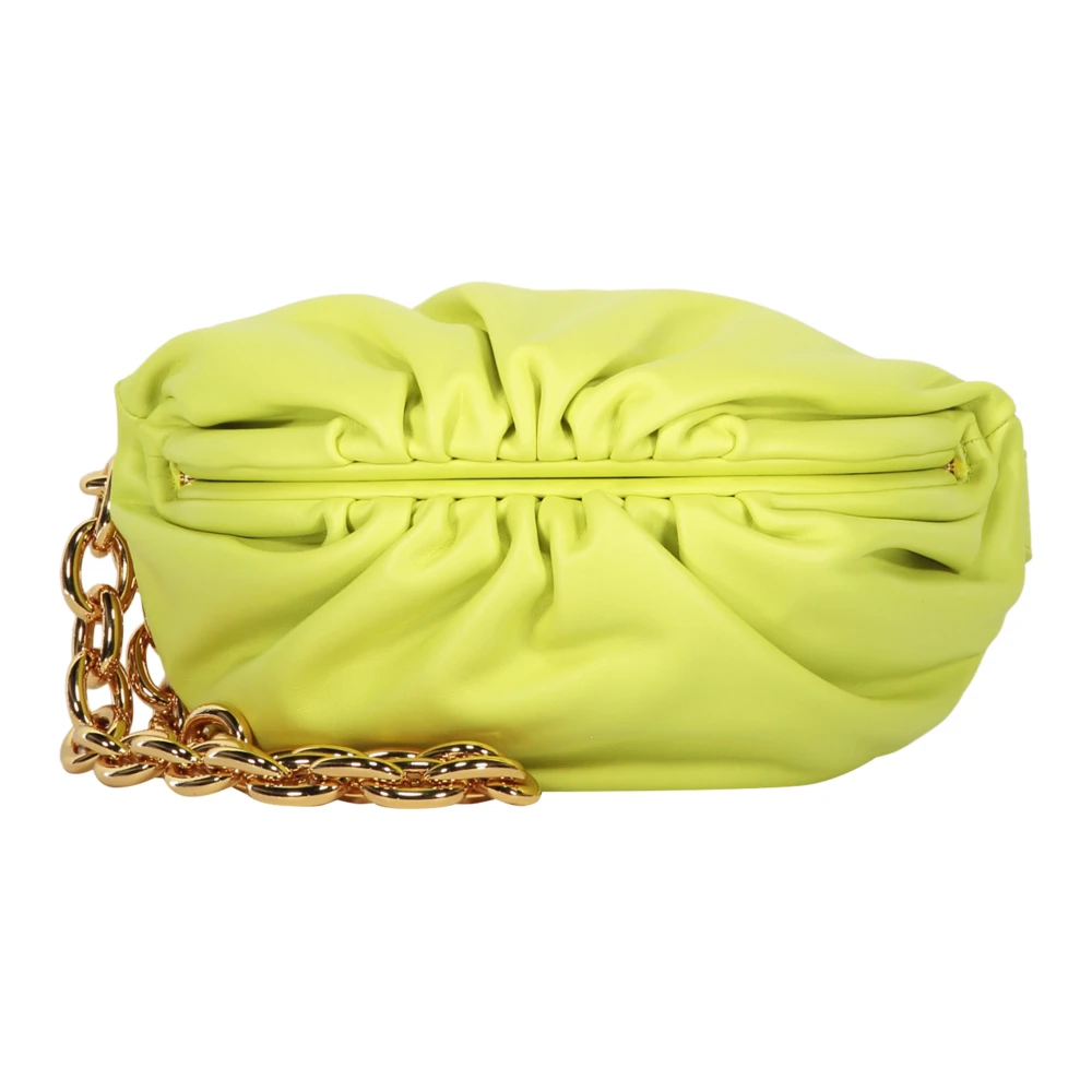 Bottega Veneta Mini Leren Riemtas Green Dames