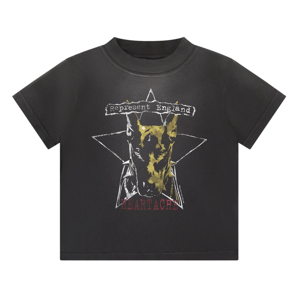 Represent Infant Kids' Jaw Breaker Graphic Cotton Short-Sleeve T-Shirt - Washed Blk - 1-2 Yrs - Image 4