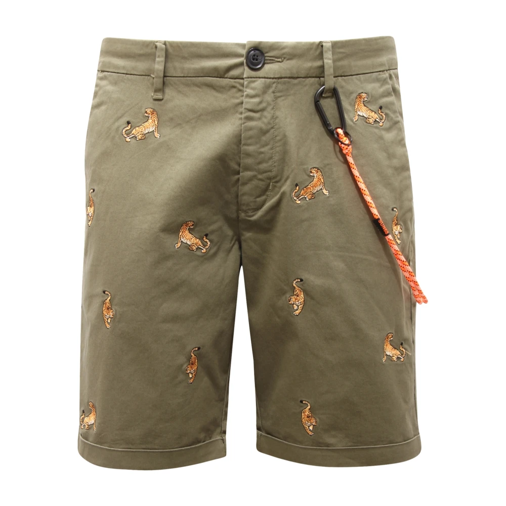 Sun68 Men's Green B33103 Bermuda Shorts - Casual Shorts - W31 - Shorts