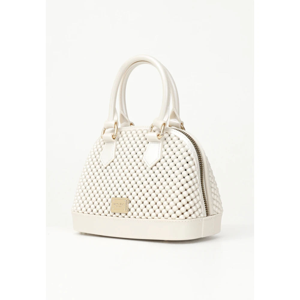Marc Ellis Flat XS Ball Handtas Wit Parel Gray Dames
