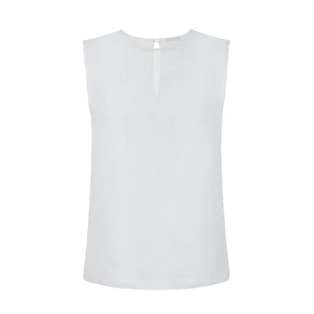 P.a.r.o.s.h. Crème Shirt voor Stijlvolle Look Beige Dames