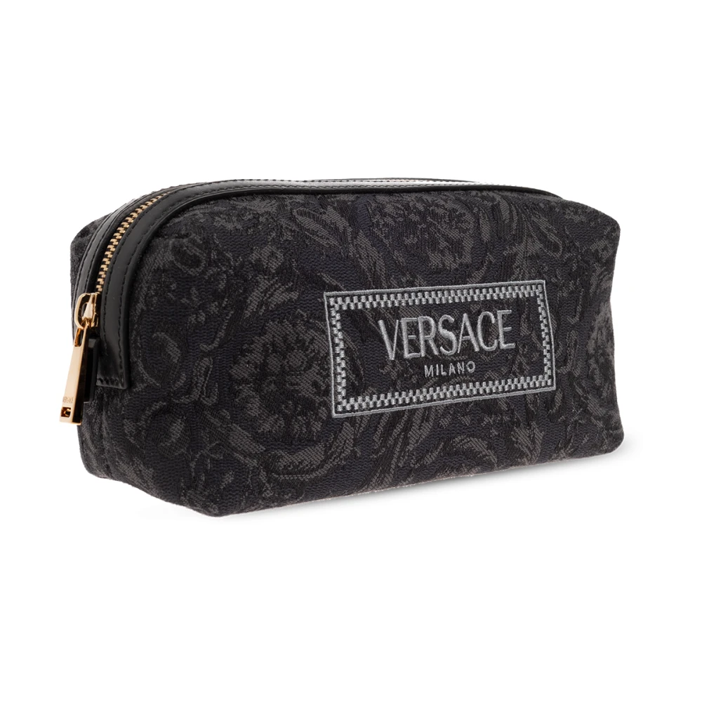 Versace Waszak met logo Black Dames