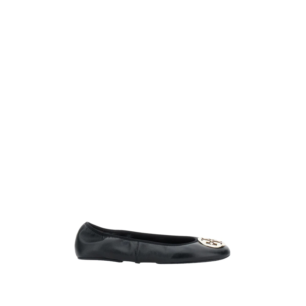 Tory Burch Women's Black Ballerina Shoes, 4 Uk, Minnie Travel Ballet Flat