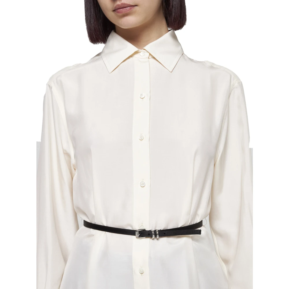 Givenchy Voyou Blouse met Riem Beige Dames