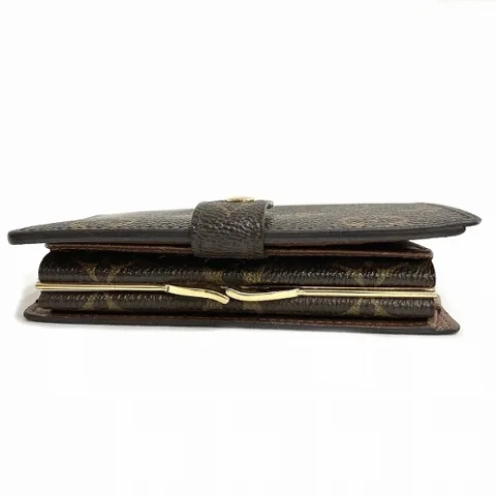 Louis Vuitton Vintage Pre-owned Fabric wallets Brown Dames