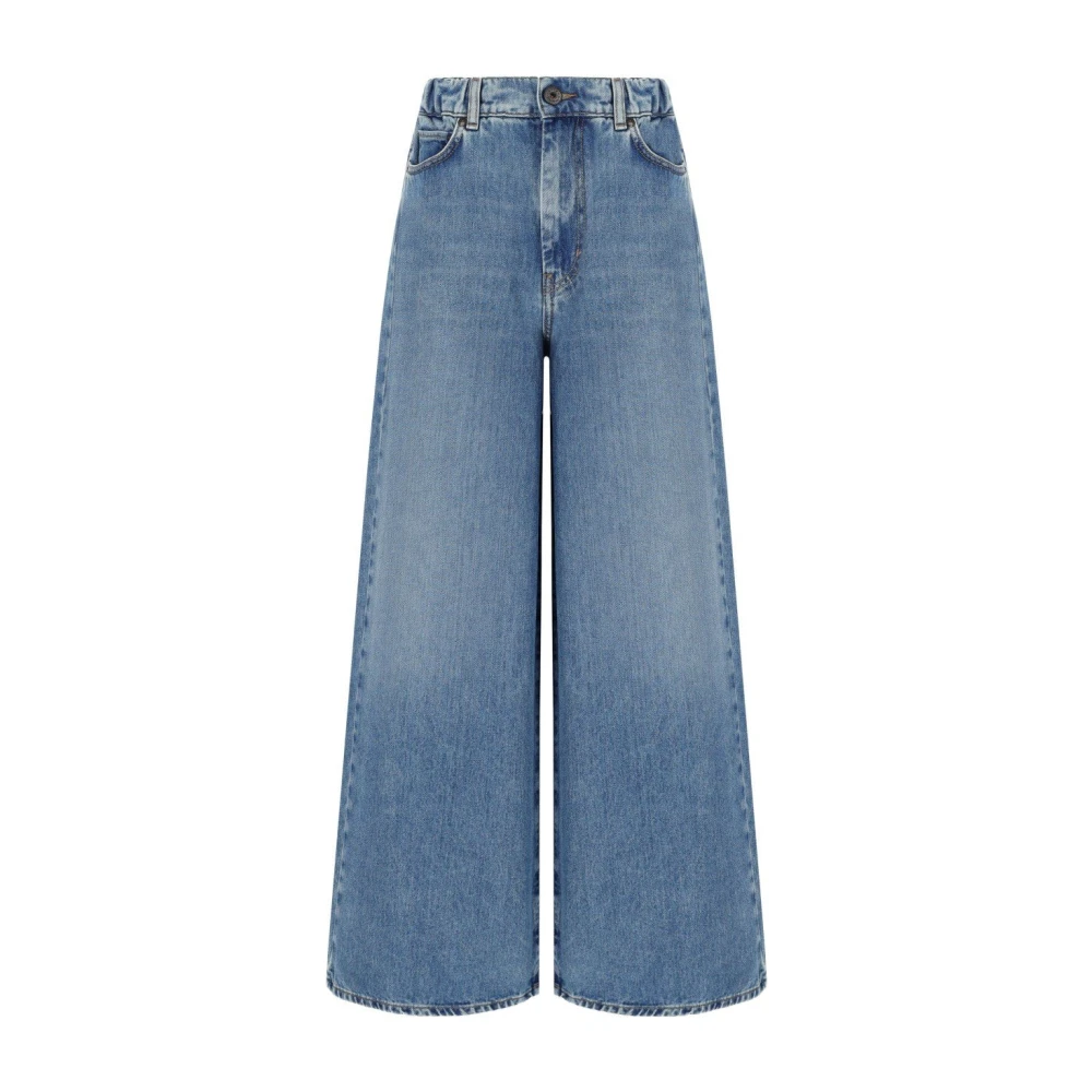 Weekend Max Mara Vrouw Blauw Jeans Dames, Xs, Katoen, Abete Jeans