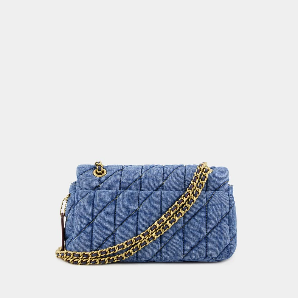 Coach Tabby Schoudertas Gemengd Materiaal Blauw Blue Dames