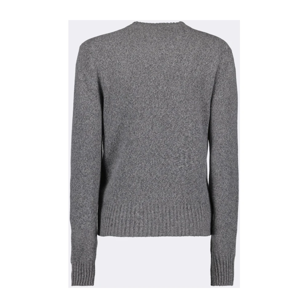 Ami Paris Hart Vriend Ronde Hals Trui Gray Dames