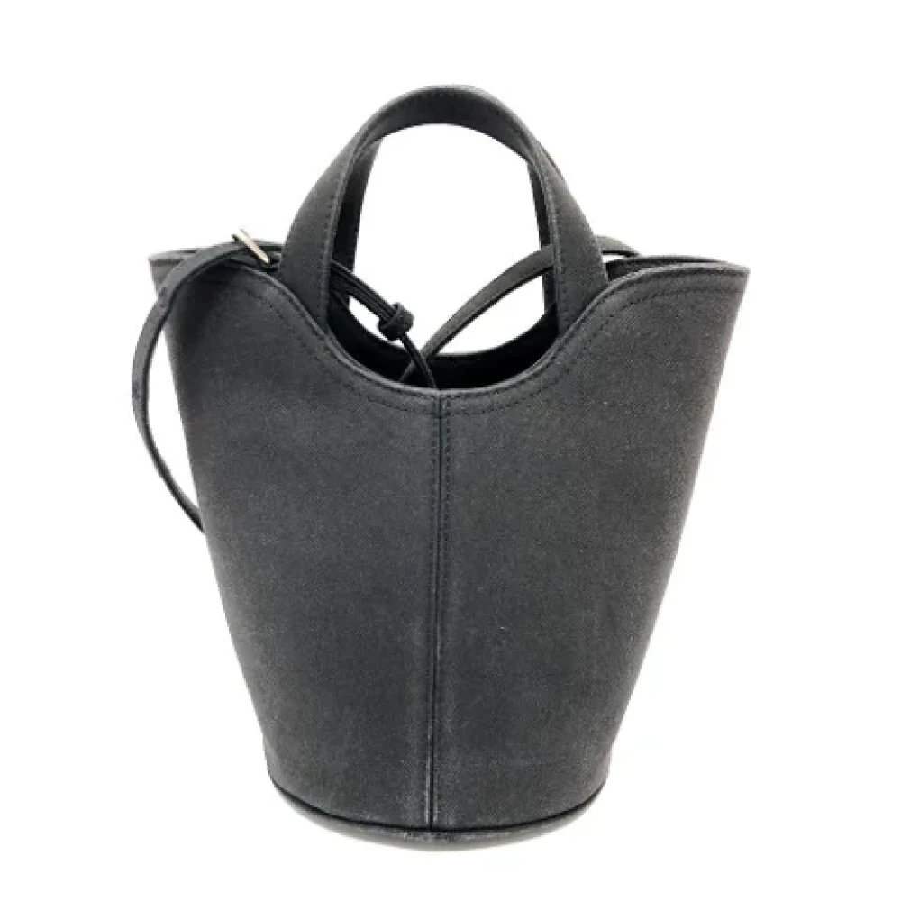 Balenciaga Vintage Pre-owned Cotton balenciaga-bags Black Dames