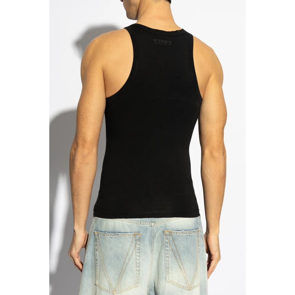 Vetements Logo top Black Heren