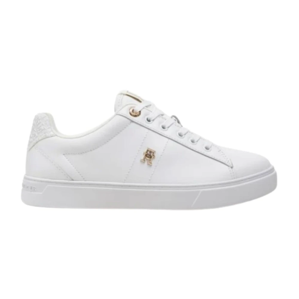 Tommy Hilfiger Verhoogde Monogram Sneakers Dames Schoenen Wit