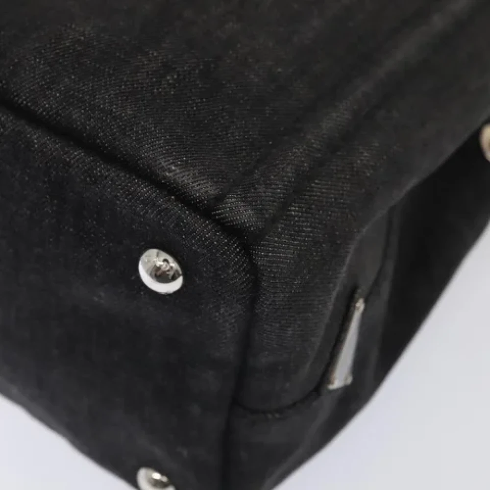 Prada Vintage Pre-owned Denim prada-bags Black Dames