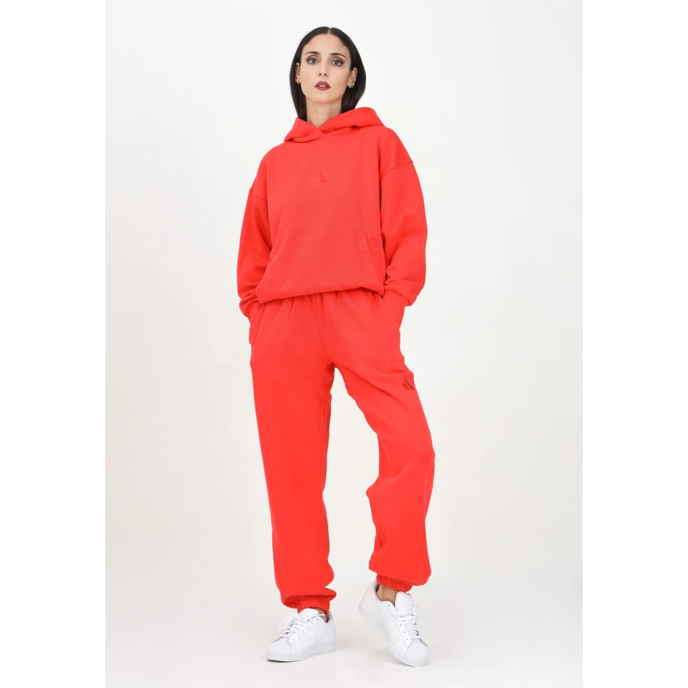 Adidas Fluo Sportieve Broek Alle Seizoenen Red Dames