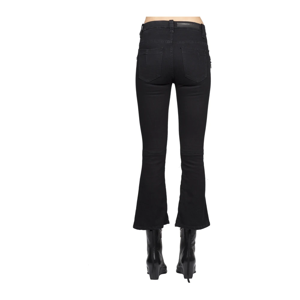 Unravel Project Boot-gesneden jeans Black Dames