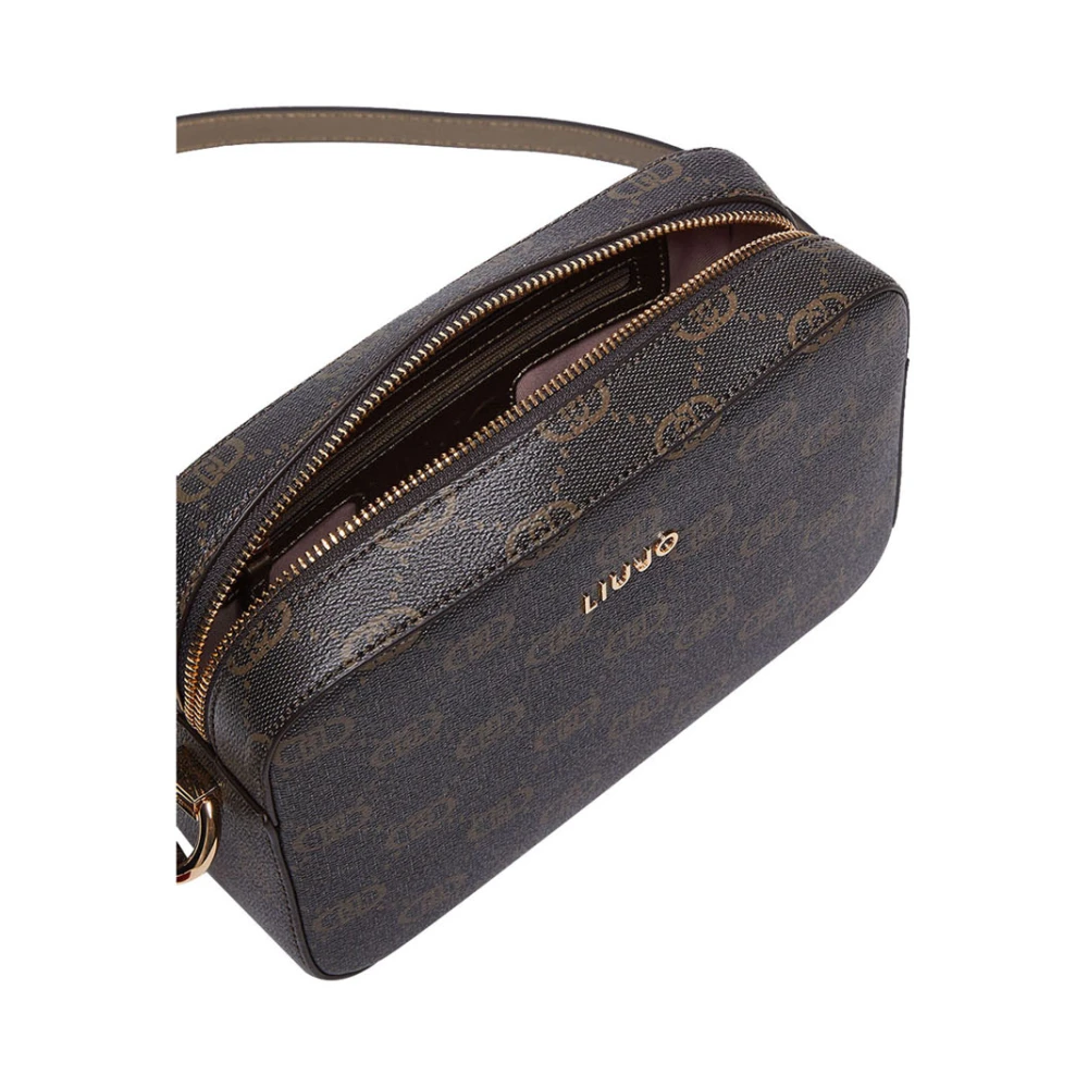 Liu Jo Bruine Schoudertas met Gouden Details Brown Dames