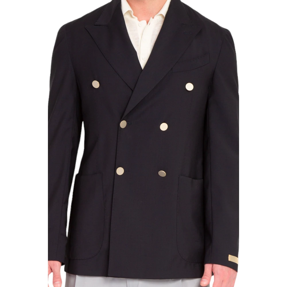 Briglia Double Breasted Blazer in Bolgheri Blue Heren
