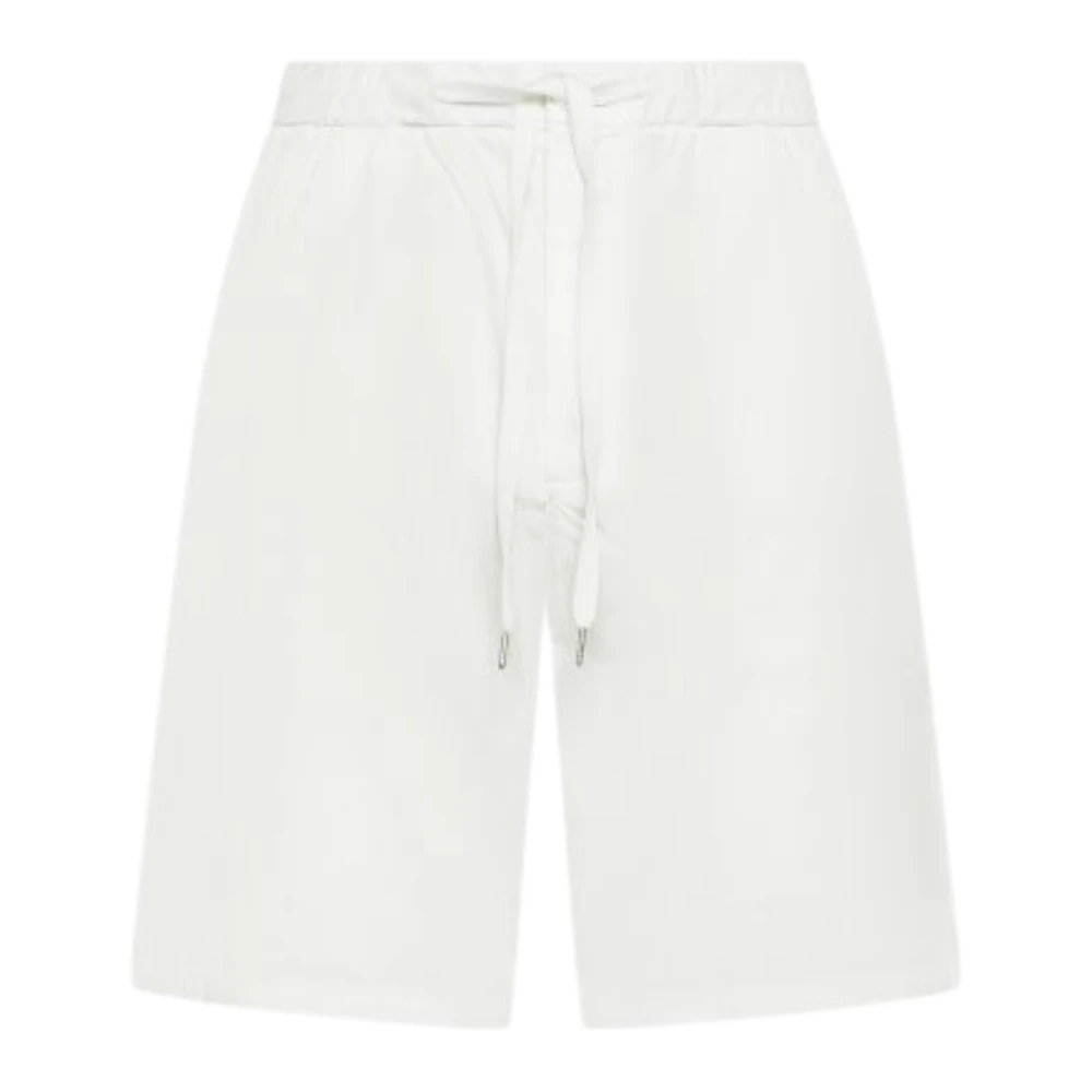 Sun68 Men's White Bermuda Shorts - Casual Shorts - M - Shorts