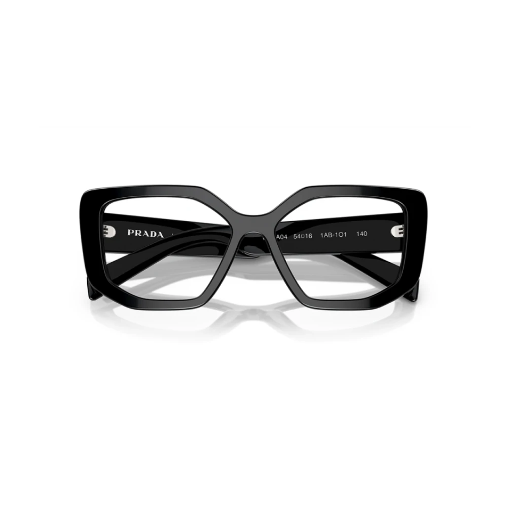 Prada Vlindervorm Zwarte Bril Black Dames