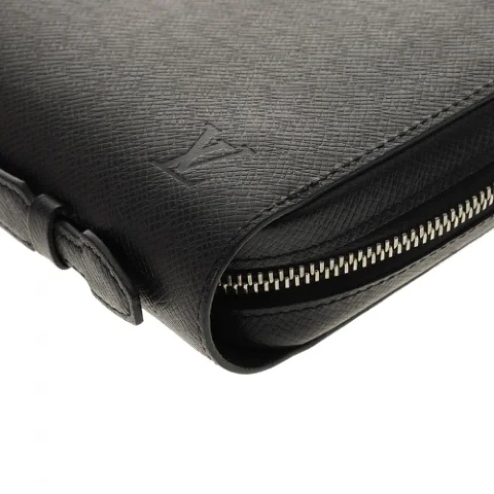 Louis Vuitton Vintage Pre-owned Leather wallets Black Heren