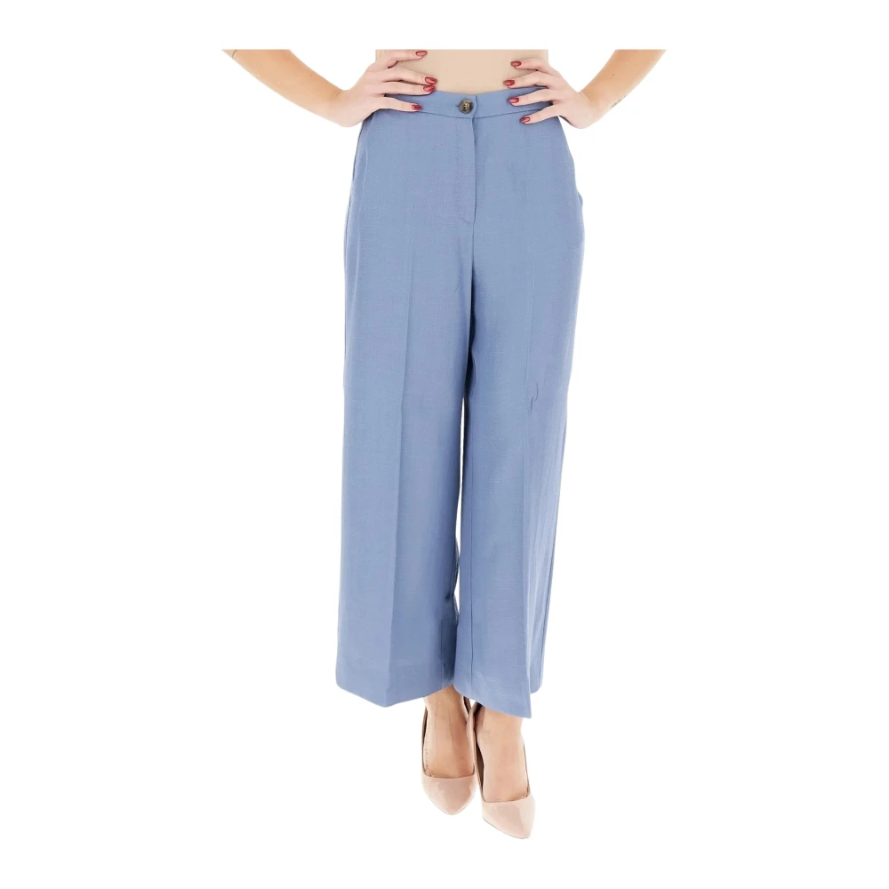 Emme Di Marella Donna Blu - Wide Pantaloni - Trousers - L