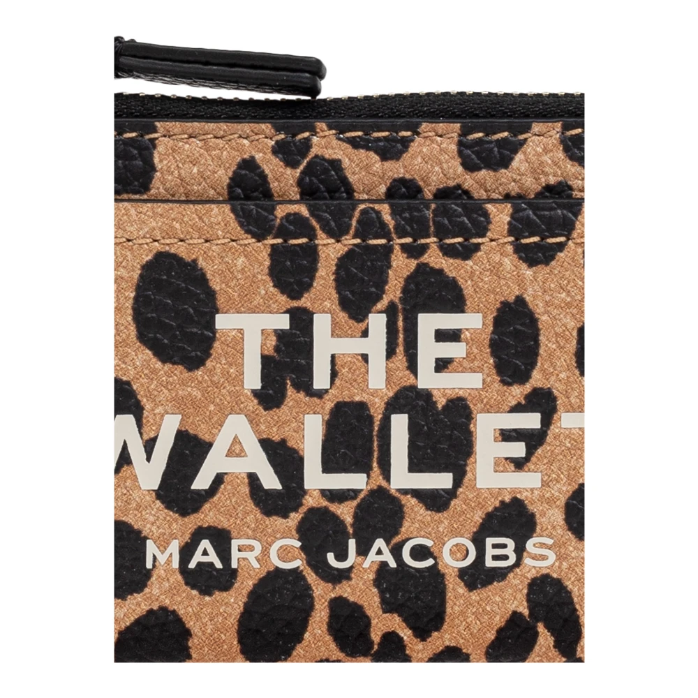 Marc Jacobs Leren portemonnee Brown Dames
