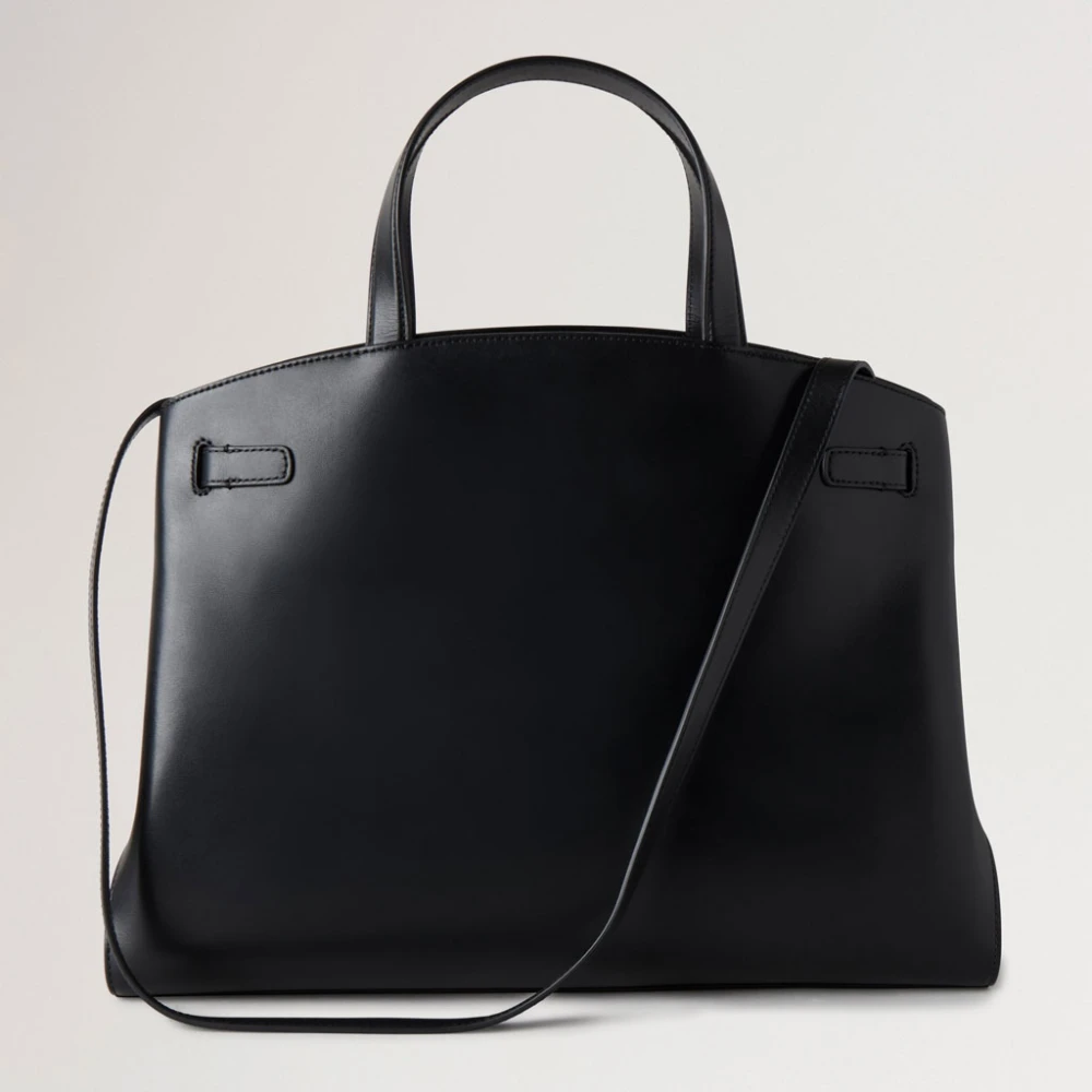 Mulberry Zwarte Pimlico Tote met Gespte Details Black Dames