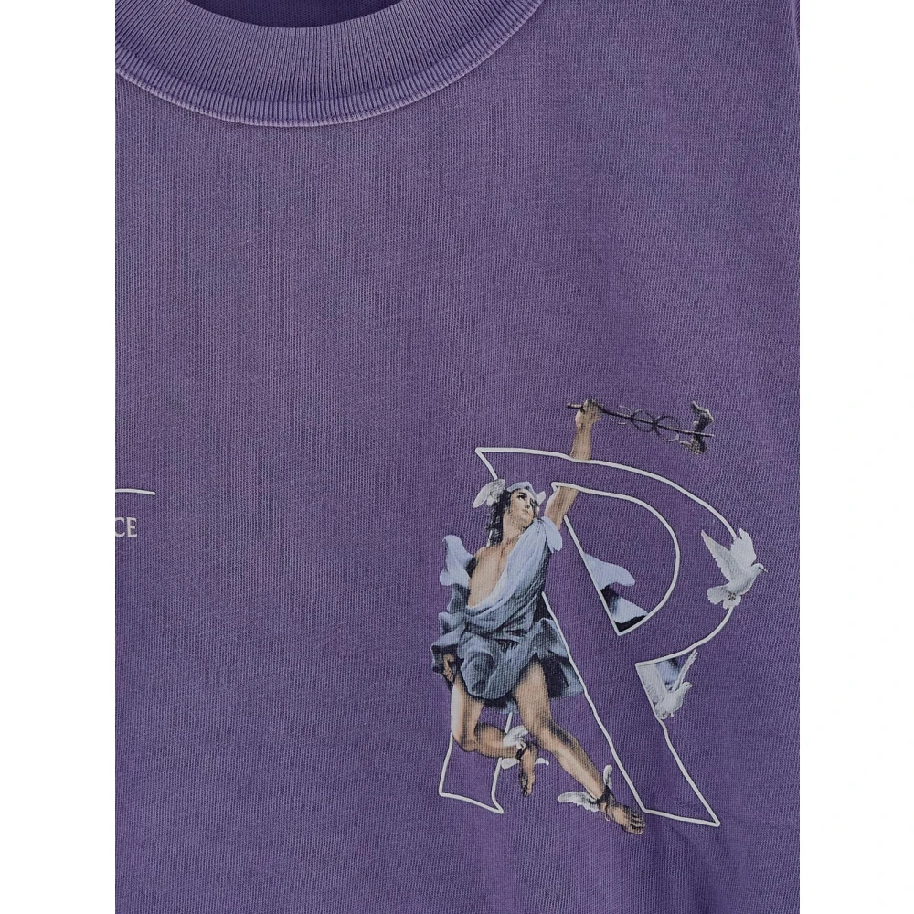 Represent Katoenen Bedrukt T-shirt Purple Heren