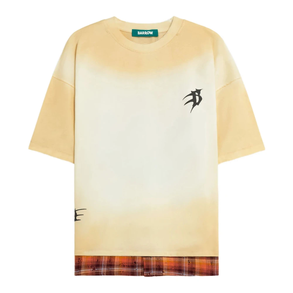 Barrow Beige T-Shirts, Male, M, Jersey T-Shirt