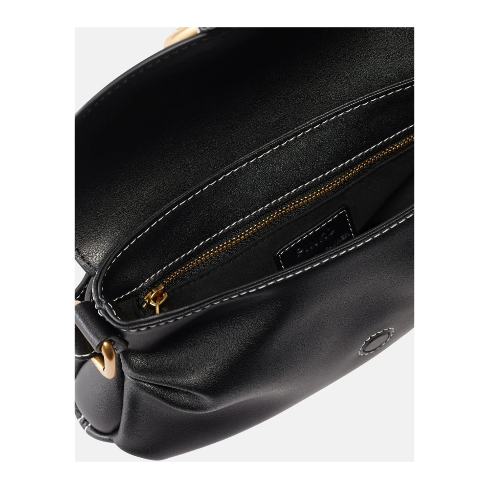 pinko Stijlvolle Handtas voor Trendy Vrouwen Black Dames