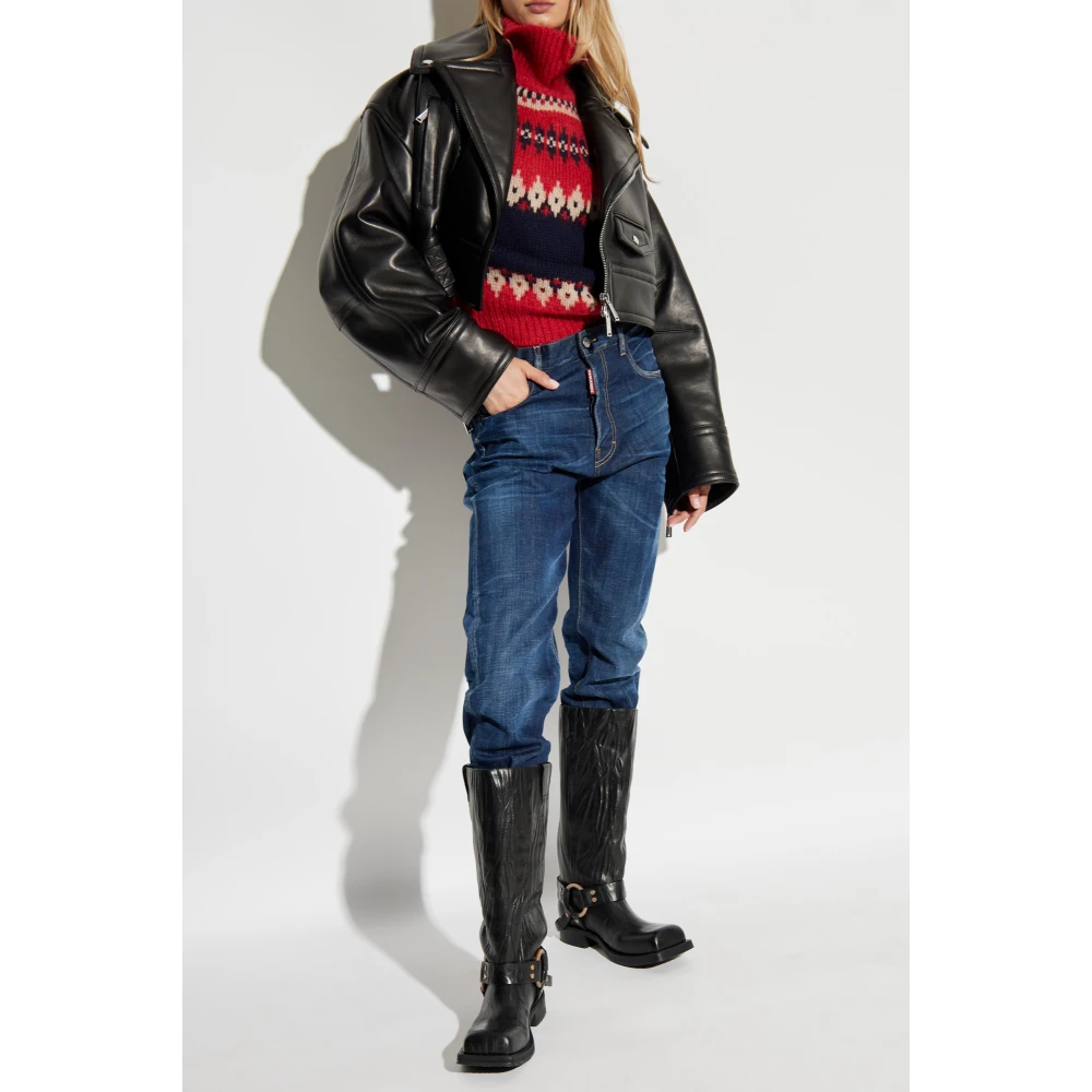 Dsquared2 Wollen Turtleneck Multicolor Dames