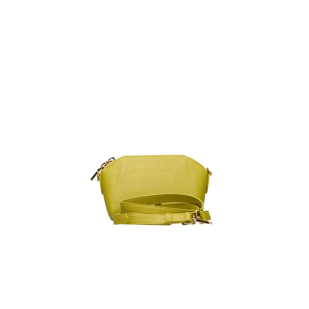 Love Moschino Gele Crossbody Tas met Gouden Details Yellow Dames