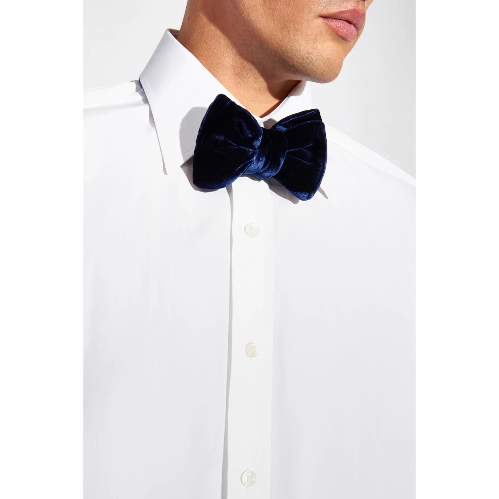 Tom Ford Fluwelen strik Blue Heren