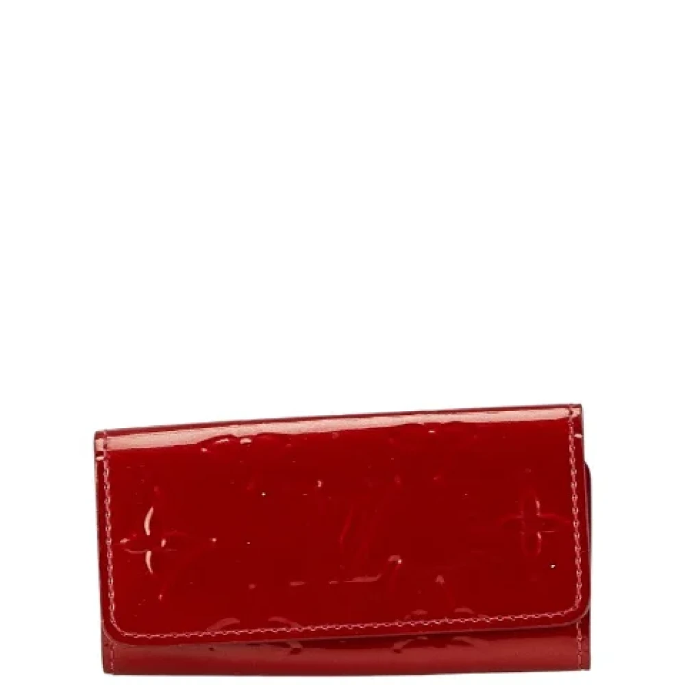 Louis Vuitton Vintage Pre-owned Leather key-holders Red Dames