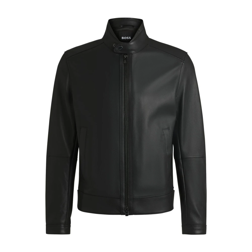Jackets > Leather Jackets - - Hugo Boss - Modalova